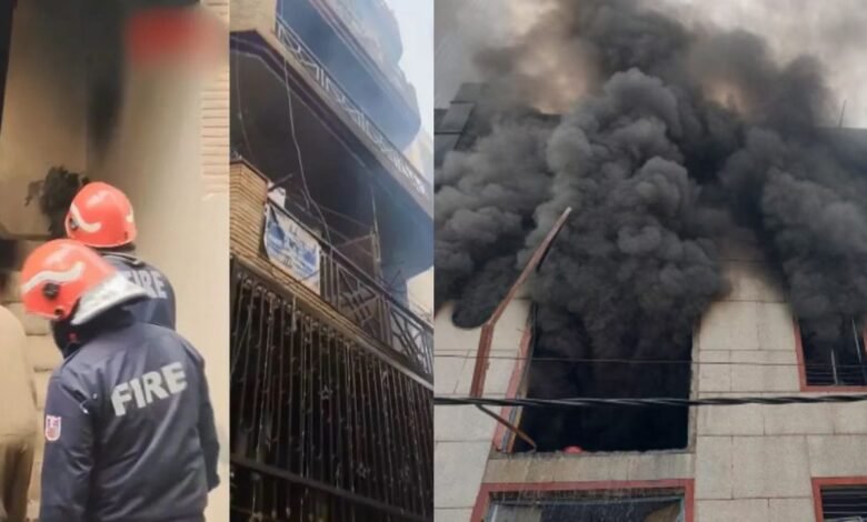 दिल्ली के सुभाष नगर में तड़के लगी भीषण आग, तीन दमकल गाड़ियां मौके पर पहुंचीं