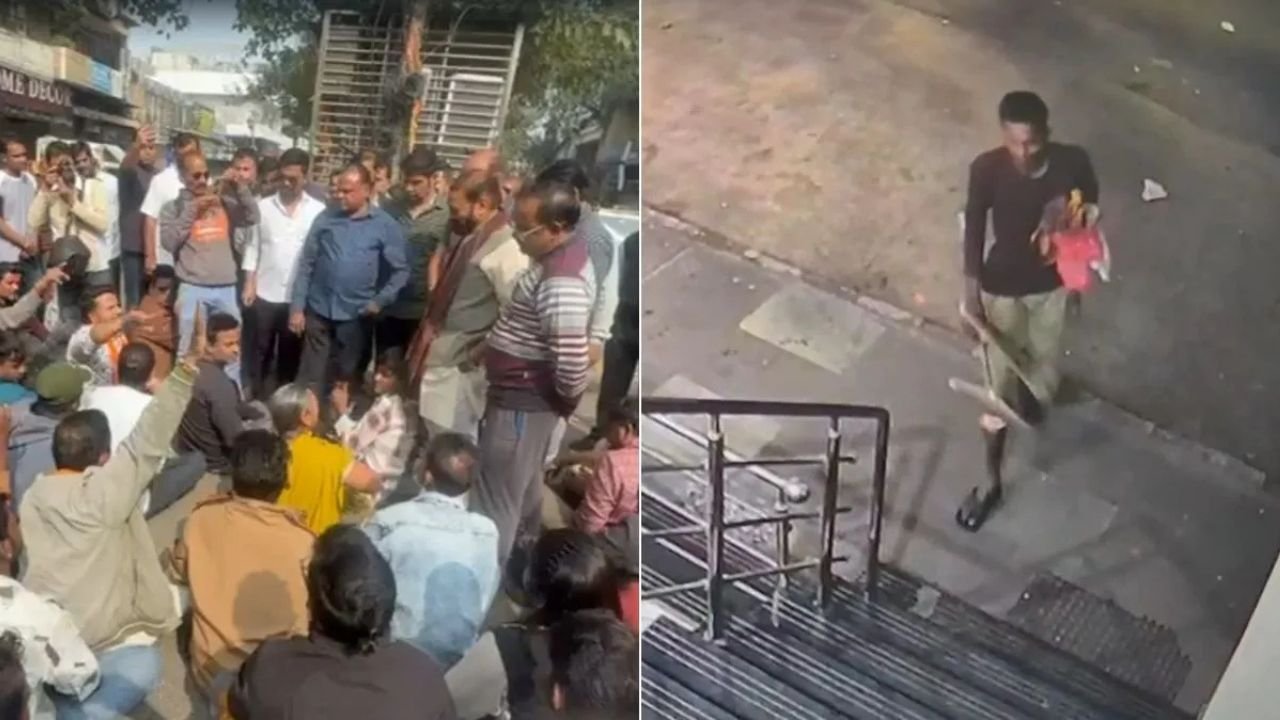 Rajasthan: कोटा में शिव मंदिर में तोड़फोड़ से हिंदू संगठनों में आक्रोश, सड़क जाम कर किया प्रदर्शन